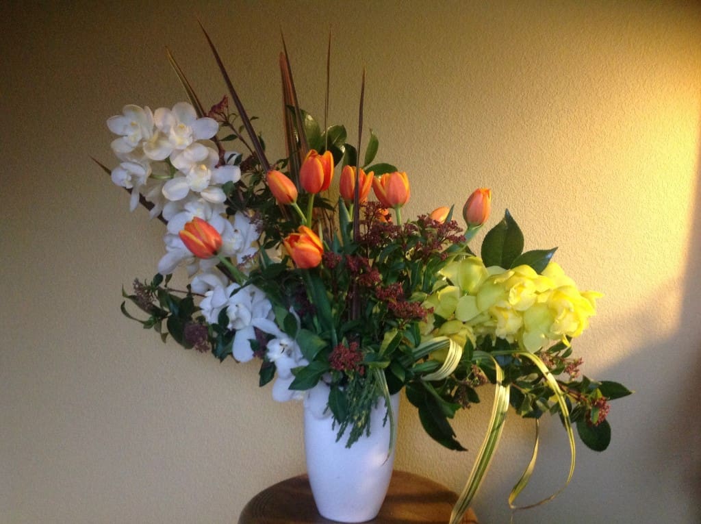 cymbidium & tulip