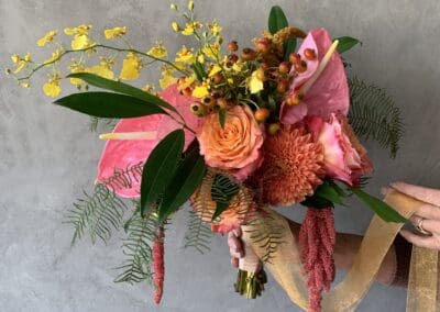 NeoTropical WabiSabi Bride Bouquet