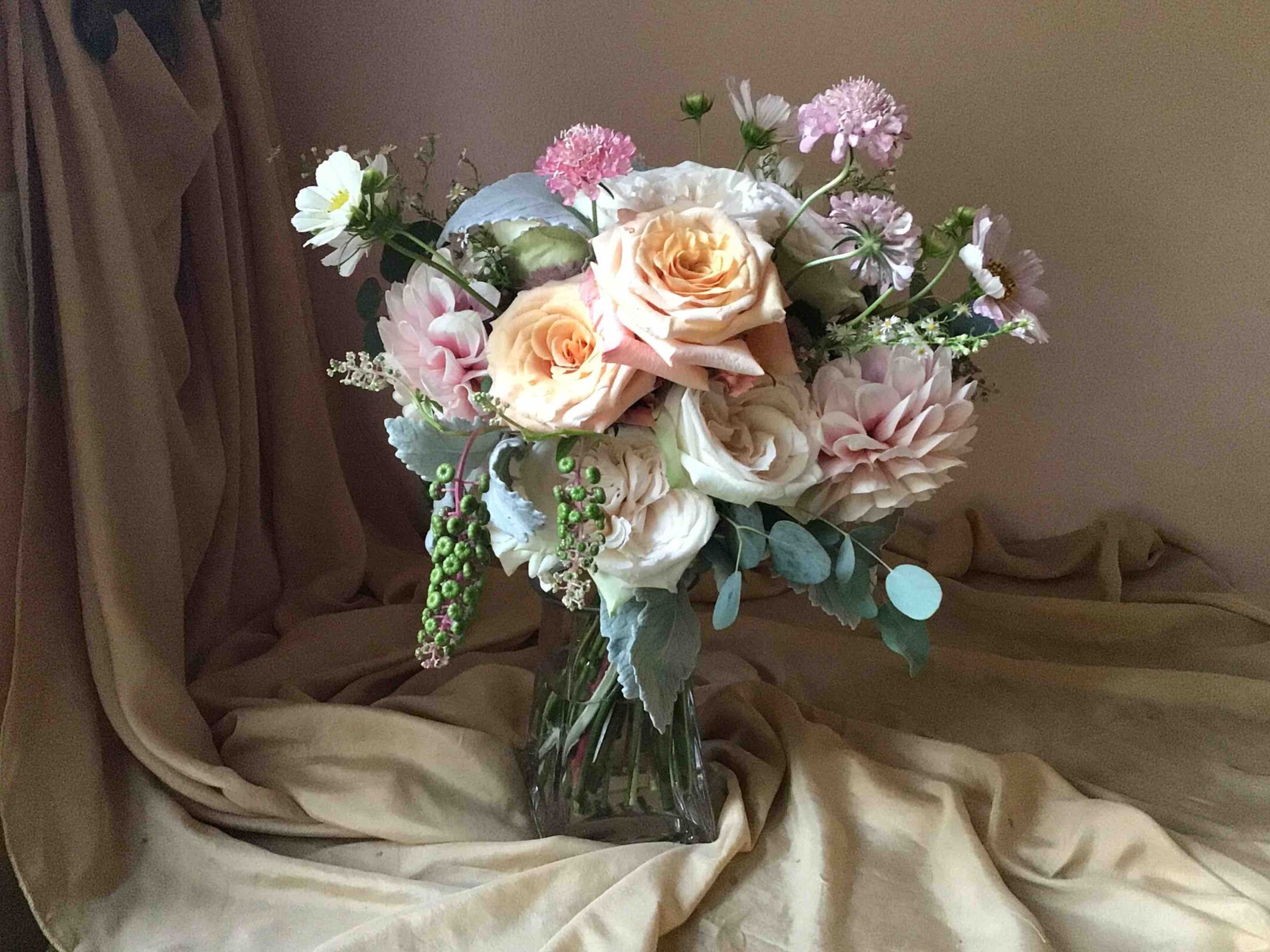 Fall Blush Bride Bouquet