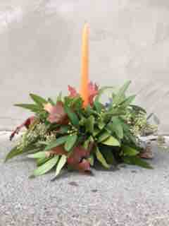 candle greenery