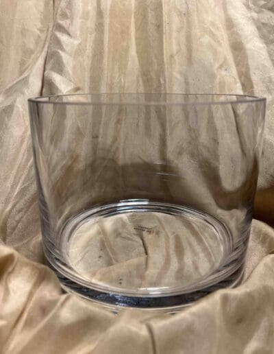 Clear Glass Cylinder Vase